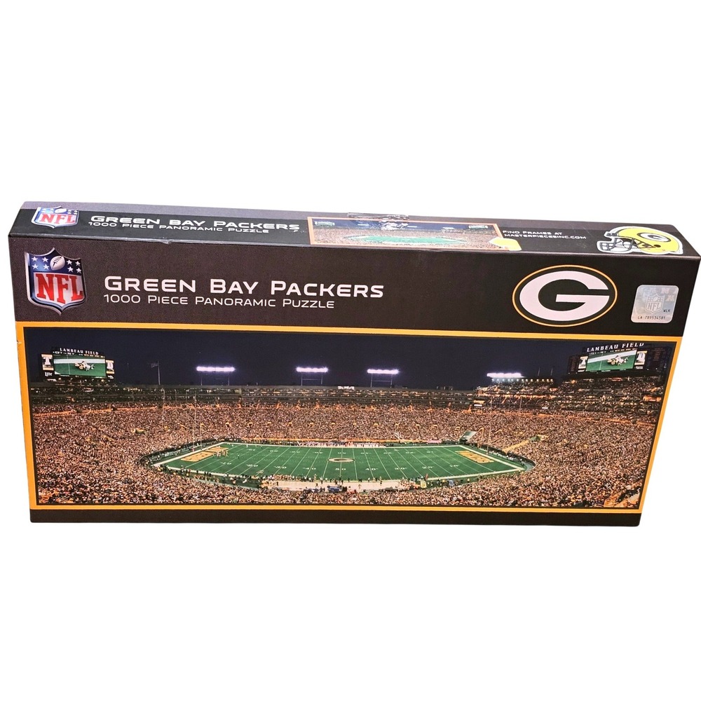 MasterPiece NFL Green Bay Packer 1000 Piece Panoramic Puzzle Lambeau Field 91361